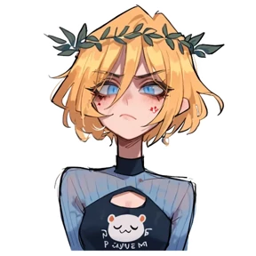 Анна — стикер для MAX