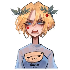 Анна — стикер для MAX