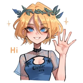 Анна — стикер для MAX