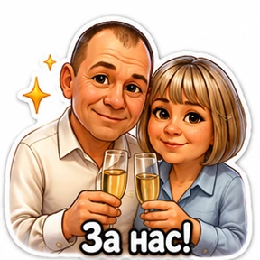 Семья — стикер для MAX