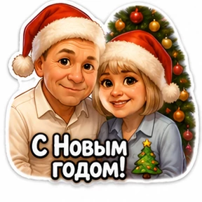 Семья — стикер для MAX
