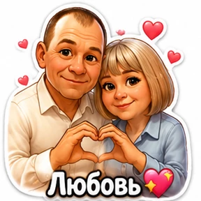 Семья — стикер для MAX