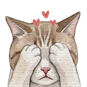 Мемные котики @sims4lookliya — стикер для MAX