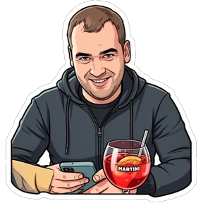 Надюшка и Артём — стикер для MAX