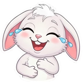 Bunny_Key — стикер для MAX