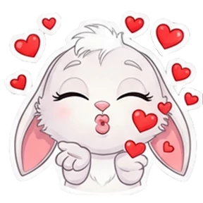 Bunny_Key — стикер для MAX