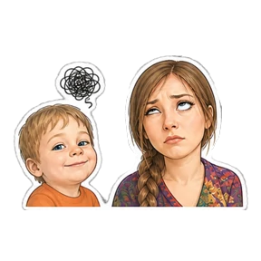 Артик и Мами — стикер для MAX