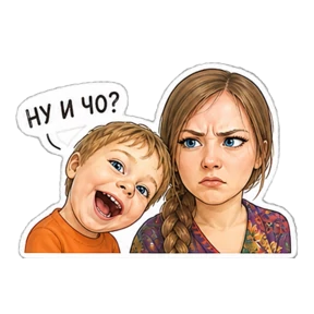 Артик и Мами — стикер для MAX