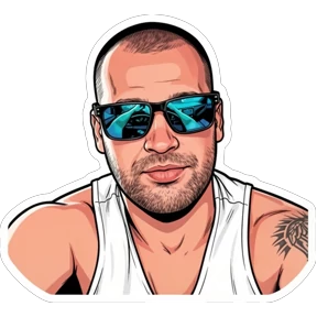 Надюшка и Артём — стикер для MAX
