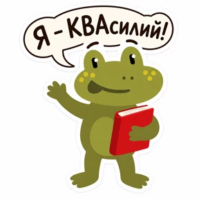 Стикерпак КВАСИЛИЙ для мессенджера MAX