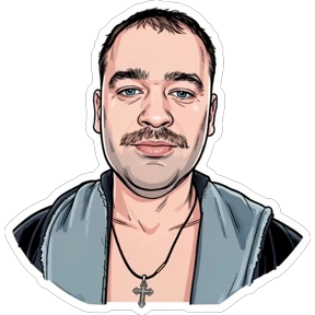 Надюшка и Артём — стикер для MAX
