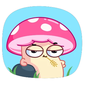 Грибок — стикер для MAX
