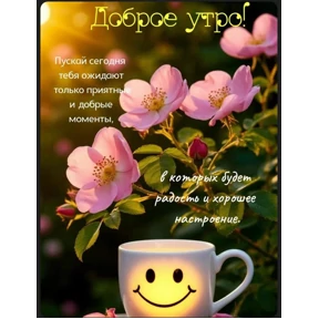 Доброе утро — стикер для MAX