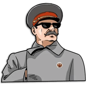 Стикерпак Сталин для мессенджера MAX