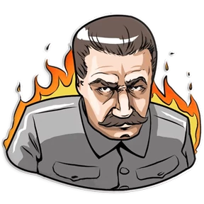 Сталин — стикер для MAX