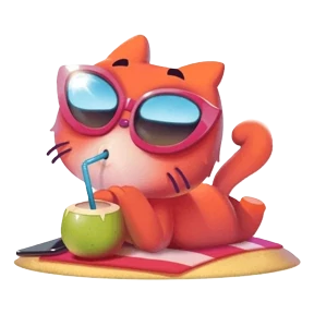 Taffy Cat — стикер для MAX