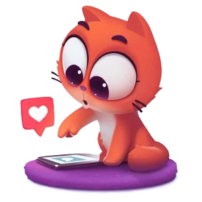 Taffy Cat — стикер для MAX