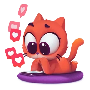 Taffy Cat — стикер для MAX