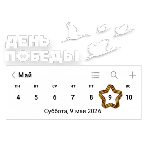 "Чернецова Галина"День Победы — стикер для MAX