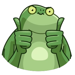 Frog — стикер для MAX
