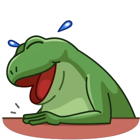 Frog — стикер для MAX