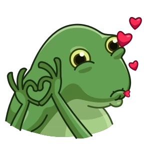 Frog — стикер для MAX