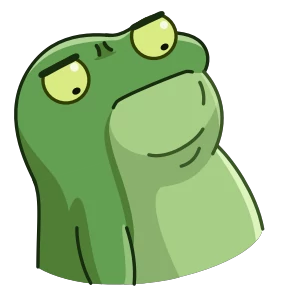 Frog — стикер для MAX