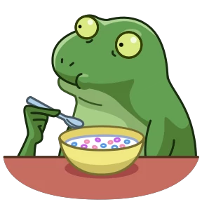 Frog — стикер для MAX