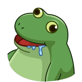 Frog — стикер для MAX