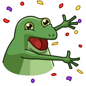 Frog — стикер для MAX