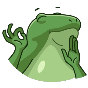 Frog — стикер для MAX