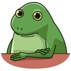 Frog — стикер для MAX