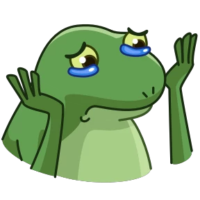 Frog — стикер для MAX
