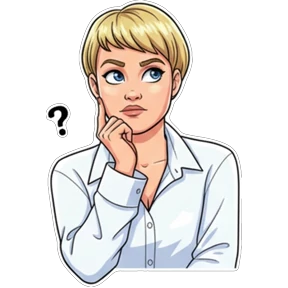 Веселая) — стикер для MAX