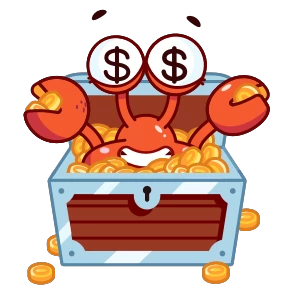 Морские обитатели — стикер для MAX