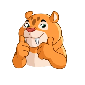 Тигр — стикер для MAX