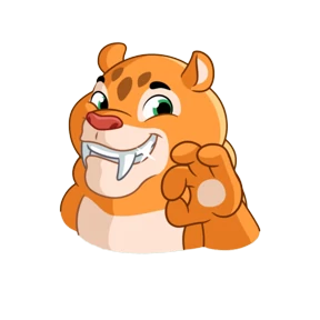 Тигр — стикер для MAX