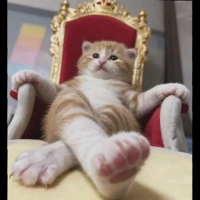 Коты — стикер для MAX