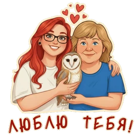 VA_семья — стикер для MAX