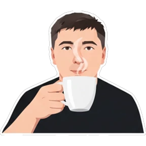 Pavel Black Edition — стикер для MAX