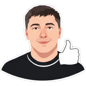 Pavel Black Edition — стикер для MAX