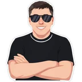 Pavel Black Edition — стикер для MAX