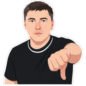 Pavel Black Edition — стикер для MAX