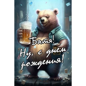 Поздравления от Ириски — стикер для MAX