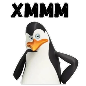 Пингвины Мадагаскара — стикер для MAX