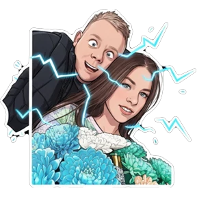 Мы) — стикер для MAX