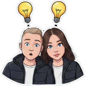 Мы) — стикер для MAX