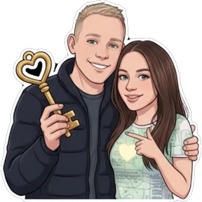 Мы) — стикер для MAX