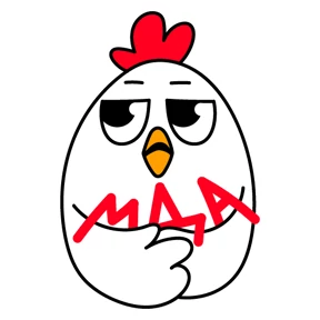 Курочка Марья Прокофьевна — стикер для MAX