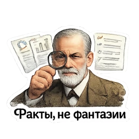 Психология — стикер для MAX